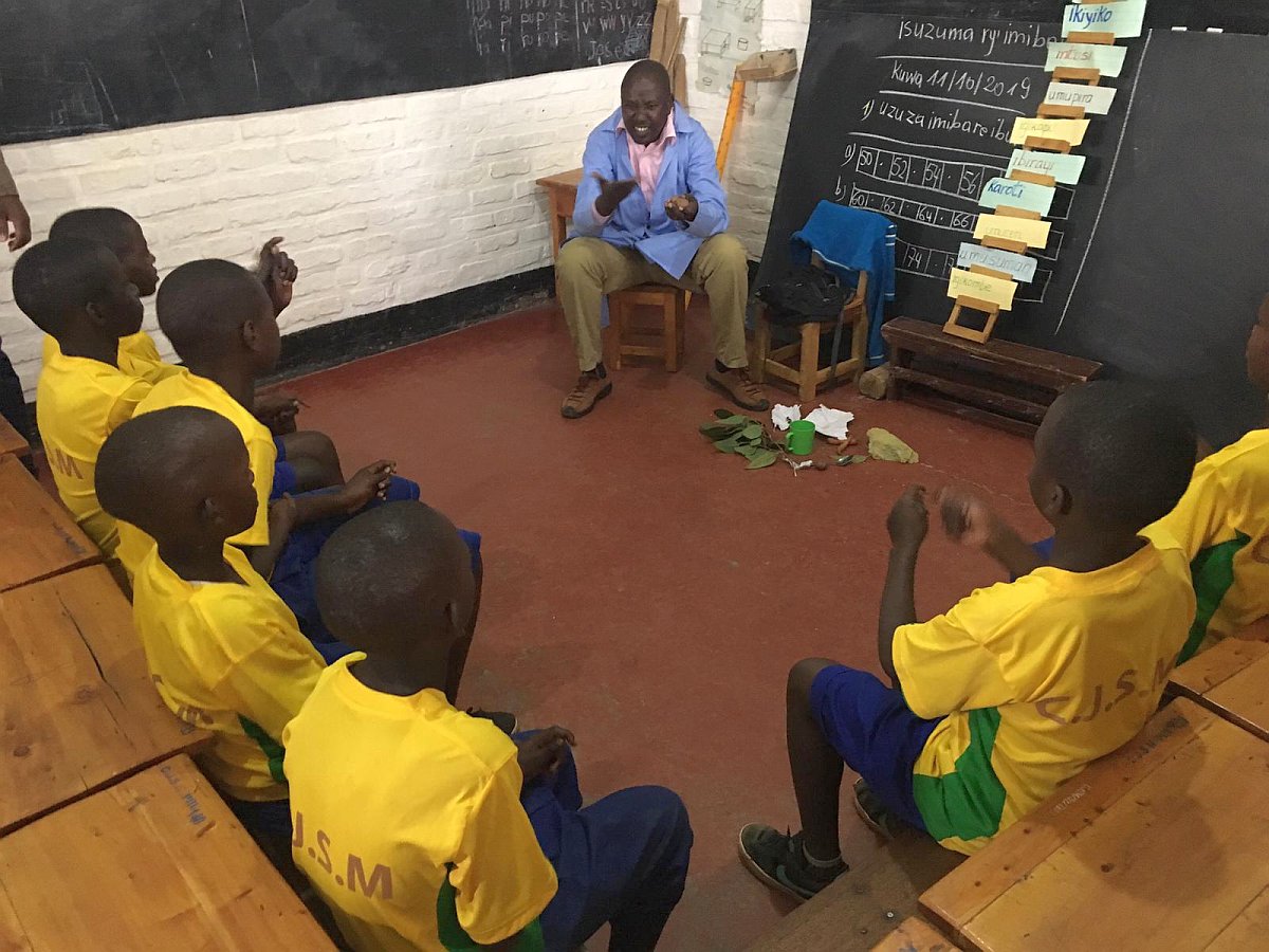 Unterricht im CJSM in Butare
