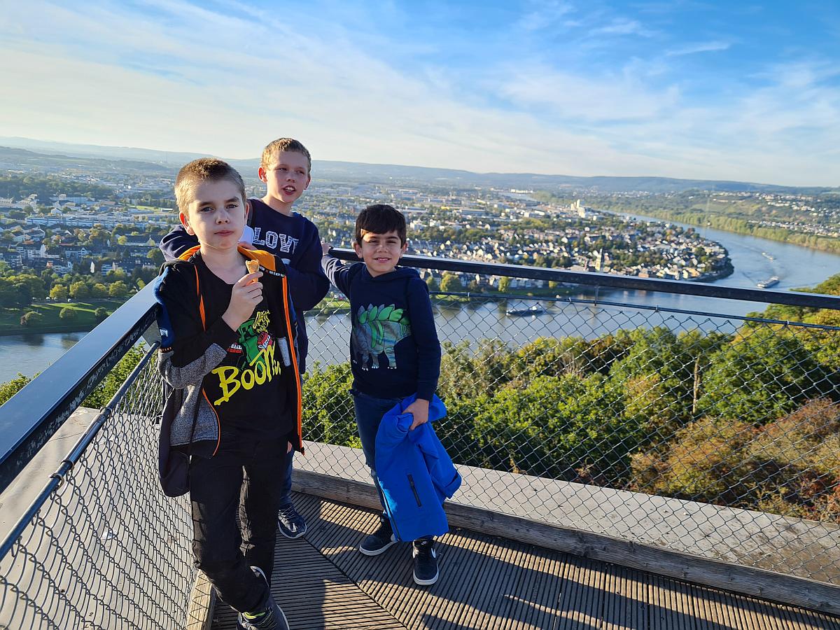 Ausflug zur Festung Ehrenbreitstein in Koblenz.